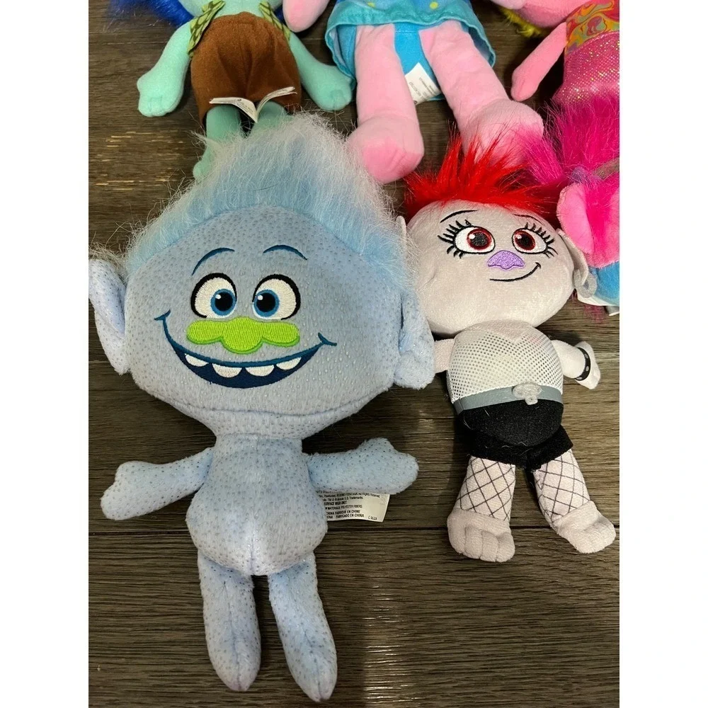 Trolls Plush Lot of 6 Dolls Stuffed Animals Toy‎ Figures Kids Collection